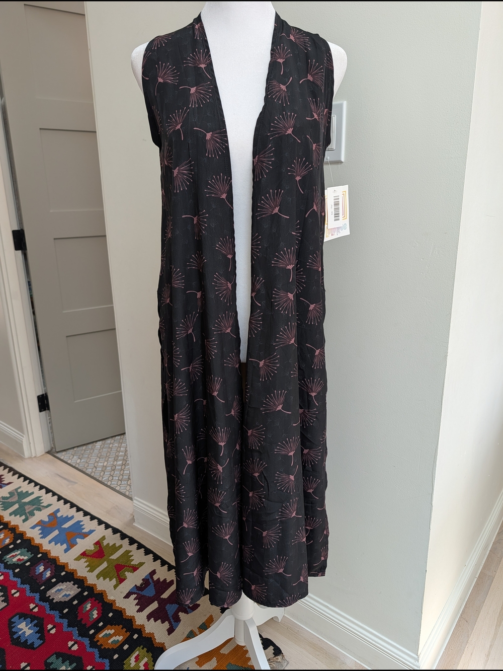 NWT LuLaRoe Joy Long Duster Vest | Swimsuit Cover-Up | XS